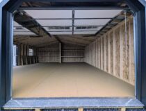 24x28 2-Car Modular Garage Interior Through the Garage Door 1