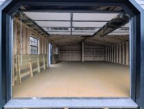 24x28 2-Car Modular Garage Interior Through the Garage Door 2