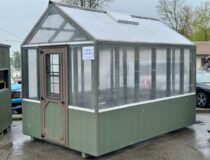 8 x 12 Greenhouse w/ high tunnel vent