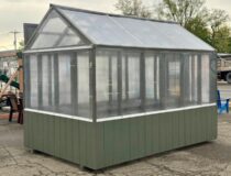 8 x 12 Greenhouse w/ high tunnel vent