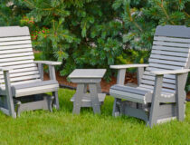 Poly Lumber Contoured Glider