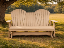 Poly Lumber Fanback Glider