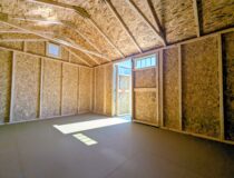 10x14 Madison Peak Shed Interior