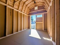 8x12 Dutch Shed Interior