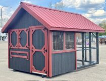 8 x 12 King Coop w/ Metal Roof