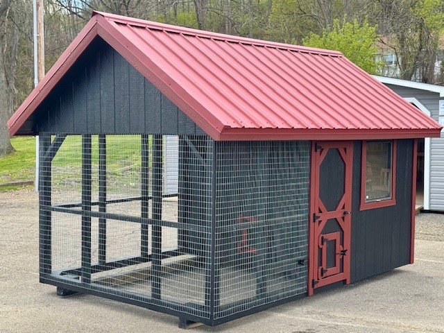 8 x 12 King Coop w/ Metal Roof (6 x 12 available) - Pine Creek