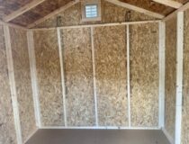 8 x 8 Madison Peak Shed - inside
