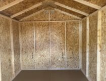 8 x 10 Madison Peak Shed - inside