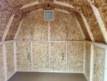 8 x 8 Madison Mini Barn Shed - inside