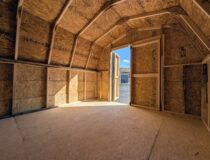 10x10 Cut Lap Mini Barn Interior