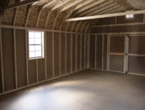 14x24 Dutch Barn Interior