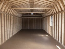 12x36 Custom Dutch Barn Interior
