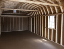 12x36 Custom Dutch Barn Interior