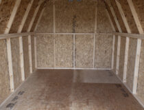 8x12 Madison Mini Barn Interior