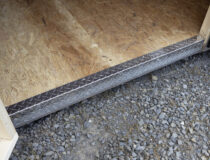 8x12 Madison Mini Barn Diamond Tread Plate