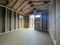 10x12 Peak Shed Interior