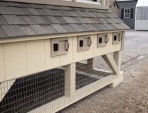 6x8 Chicken Condo Exterior Egg Boxes