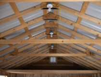 14x20 Cape Cod Interior Roof