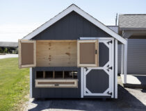 8x12 King Coop Storage and Egg Boxes
