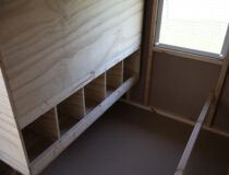 8x12 King Coop Storage Interior