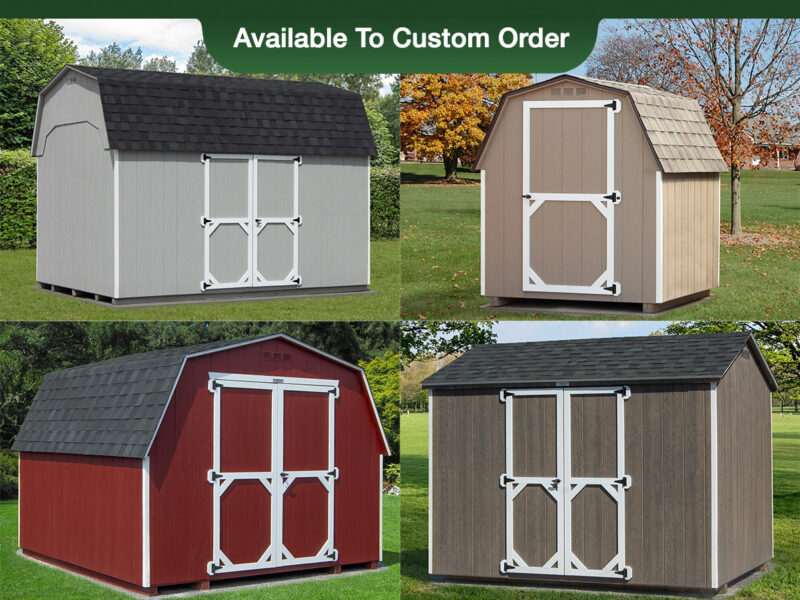 Madison Series (Economy Line) Storage Sheds Photo Collage