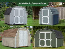 Madison Series Style Storage Sheds - Mini Barn Style Sheds Photo Collage