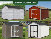 Madison Series Style Storage Sheds - Peak Style Sheds Photo Collage