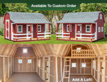 Barn Playhouse Photo Collage