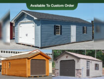 Peak Style Single-Car Portable Garage Photo Collage