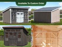 Studio Style Storage Sheds Photo Collage