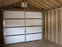 12x28 Peak Garage Interior Garage Door