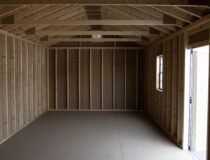 12x28 Peak Garage Interior
