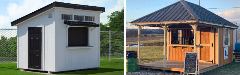 Top 10 Uses for Storage Sheds: Concession Stands