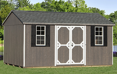 Peak Style Storage Shed with LP Smart Side Siding