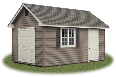 10x16 Vinyl Cape Cod Storage Shed from Pine Creek Structures