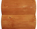 country cedar stain color sample for log siding
