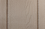 PC Clay paint color sample for LP smart panel, duratemp siding, wood trim, wood shutters, wood doors, and wooden flower boxes