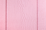 pink paint color sample for LP smart panel, duratemp siding, wood trim, wood shutters, wood doors, and wooden flower boxes