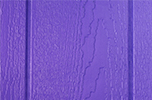 purple paint color sample for LP smart panel, duratemp siding, wood trim, wood shutters, wood doors, and wooden flower boxes