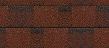 Rivera Red optional color sample for lifetime architectural shingles