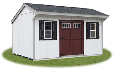 10x16 LP Board 'N' Batten Cottage Storage Shed From Pine Creek Structures