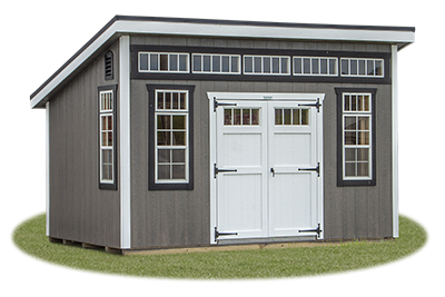 Custom Lean To Style Building built by Pine Creek Structures