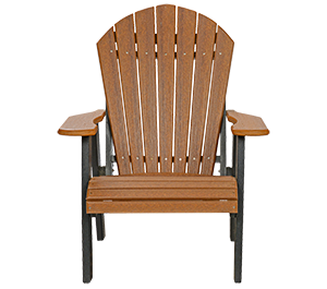 Pine Creek Structures Outdoor Patio Furniture - Poly Fanback Chair
