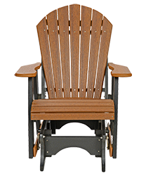 Pine Creek Structures Outdoor Patio Furniture - 2' Poly Fanback Glider