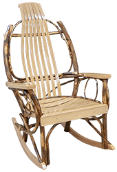 Pine Creek Structures Outdoor Patio Furniture - Hickory Rocker
