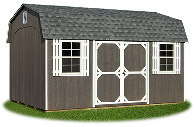 12x16 Gambrel Barn with drfitwood LP Smart Side