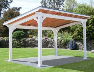 Vinyl Lean To Style Pavilion from Pine Creek Structures