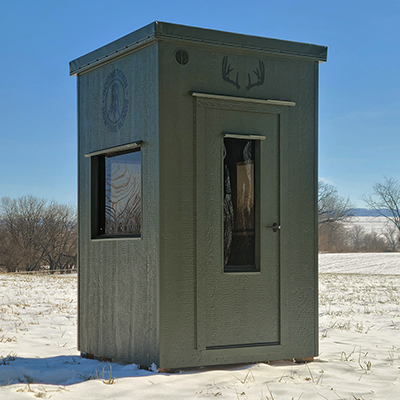 4x4 Condo Hunting Blind (Ground Model) available at Pine Creek Structures