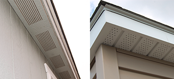 Pine Creek Structures venting options: eave side vents