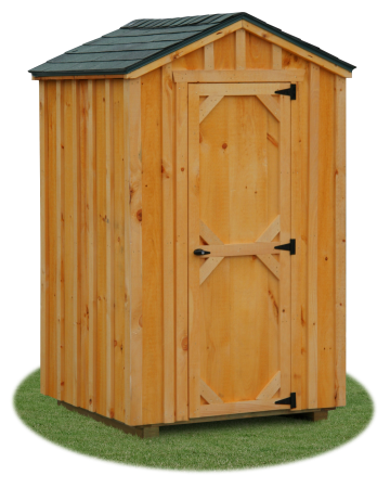 4x4 Board 'N' Batten Outhouse Tool Shed